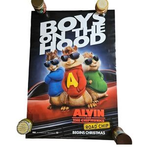Alvin and the Chipmunks Road Chip 2015 Original Advance Movie Poster 27x40 D/S